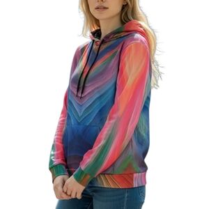 NWT John Hancock Multicolor Sweatshirt/Hoodie. XL.